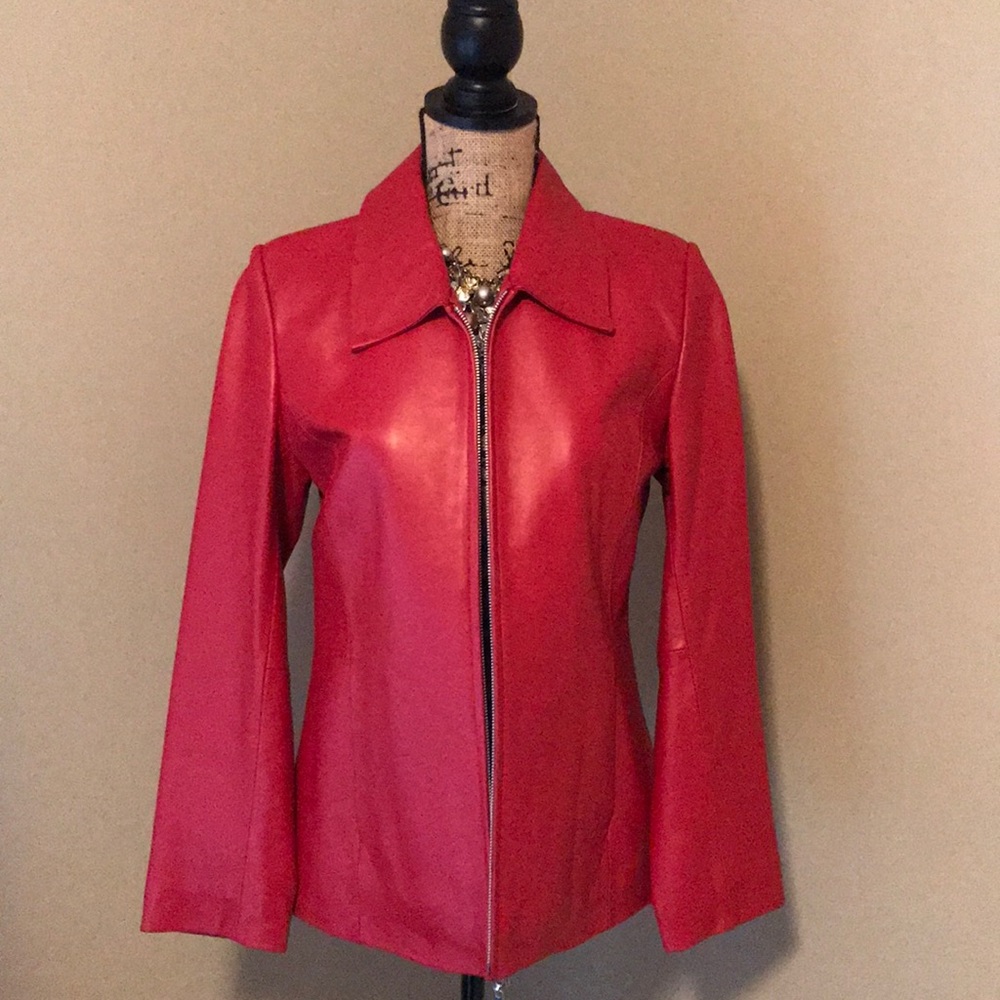 Raffaelo Red Leather jacket